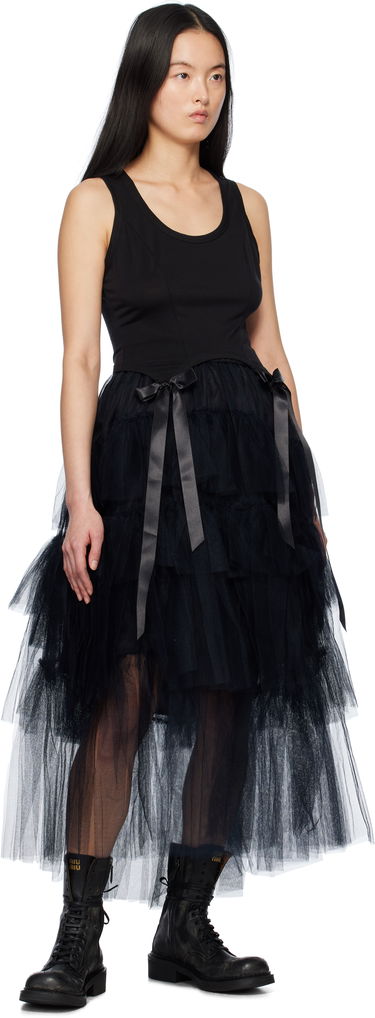 Безрукавка Simone Rocha Simone Rocha Bow Tail Tank Top чорний | 5222 0571, 3