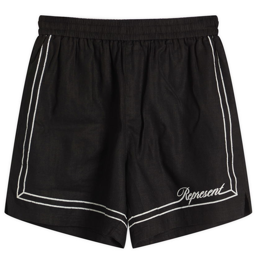 Шорти Represent Clo Represent Border Vacation Shorts чорний | MLM100299-01