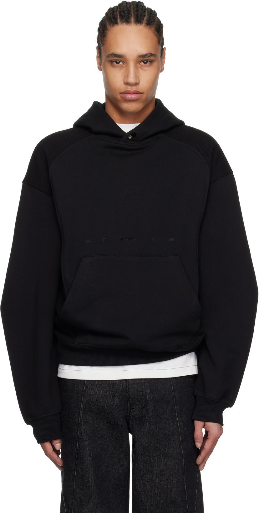 Світшоти ADER ERROR ADER error Product. 28 Hoodie чорний | BO01SSHD0101BK