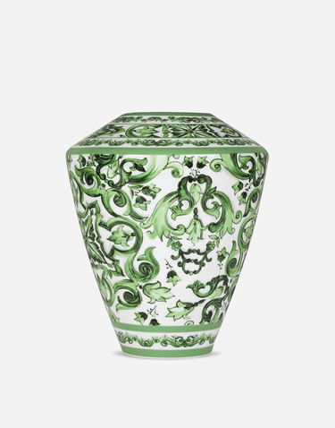 Домашній декор Dolce & Gabbana Dolce & Gabbana Large Amphora Porcelain Vase Зелений | TCC198TCAMZUV011, 3