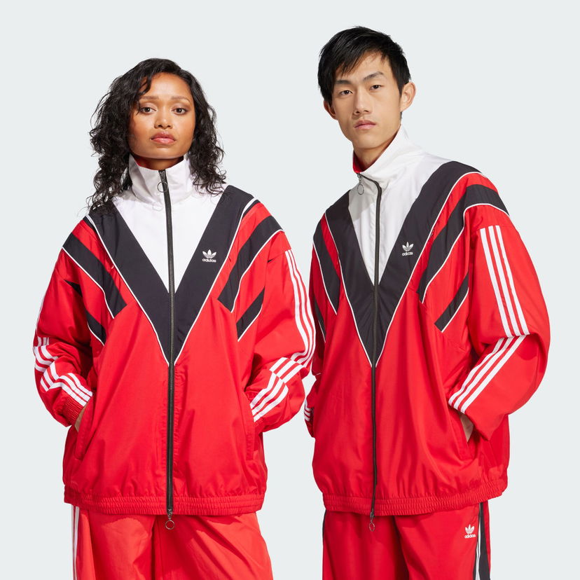 Вітровка adidas Performance Red Cut Line Track Jacket Червоний | JW9741