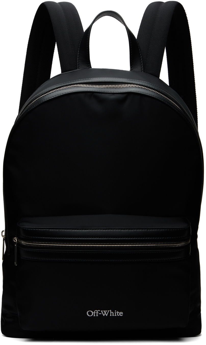Рюкзак Off-White Black Core Round Backpack чорний | OMNB109C99FAB0011000