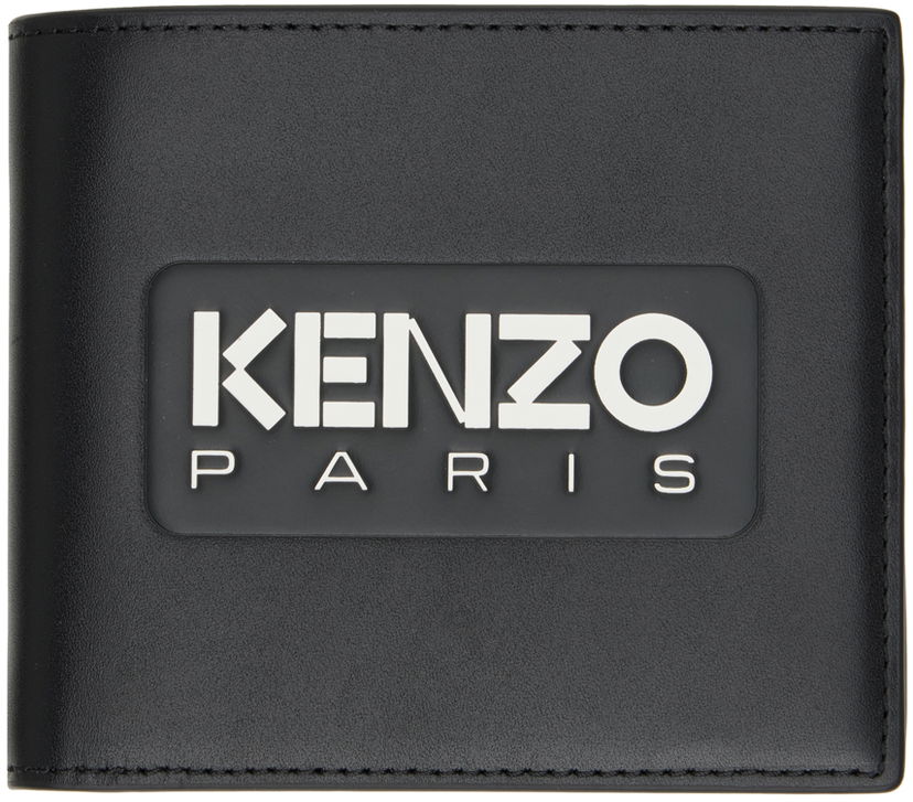 Гаманець KENZO Paris 'Emboss' Leather Wallet чорний | FE58PM803L44