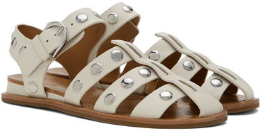 Одяг rag & bone rag & bone Beau Fisherman Sandals білий | WFF24PF041LE41, 3