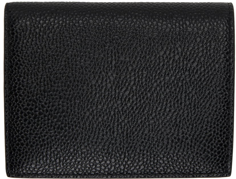 Гаманець Thom Browne Pebbled Leather Billfold Wallet чорний | MAW062A-00198
