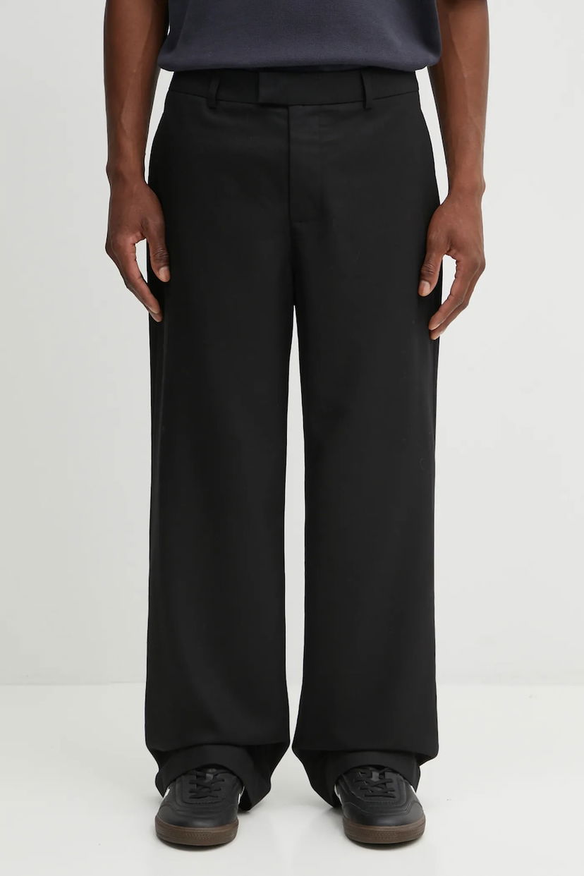 Штани Represent Clo Represent Wool Straight-Leg Pants чорний | MLM100357