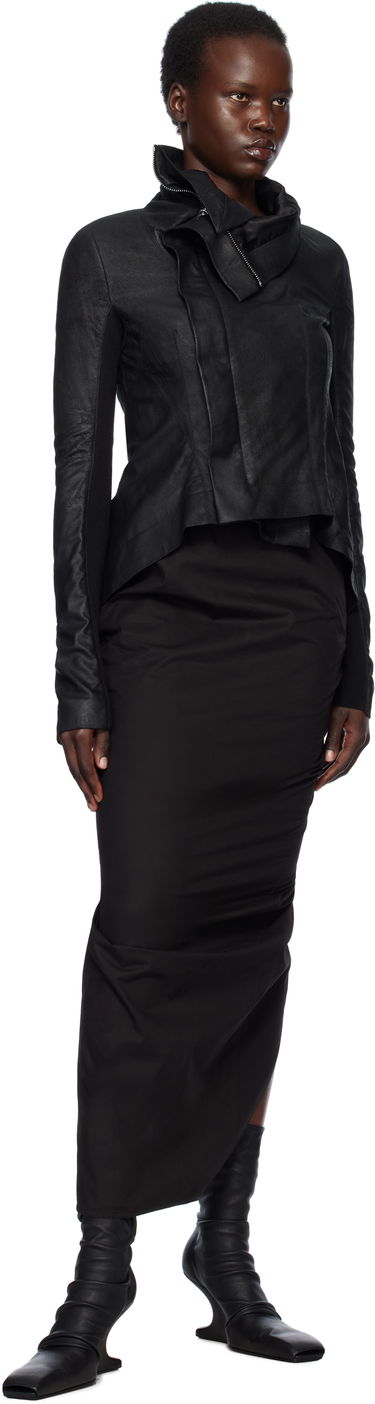 Спідниця Rick Owens Rick Owens Hollywood Soft Pillar Maxi Skirt чорний | RP01E7331 P, 3