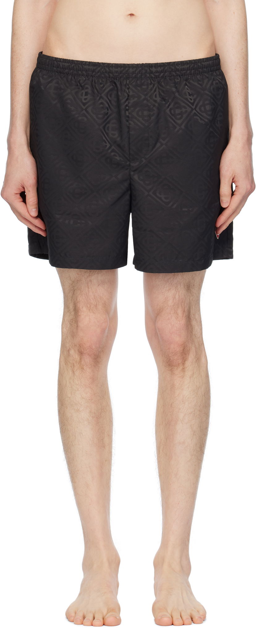 Купальники Casablanca Casablanca Jacquard Swim Shorts чорний | MPS25-TR-224-04