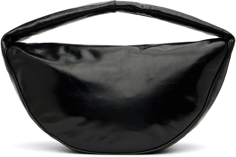 Сумка BY FAR BY FAR Maxi Cush Creased Leather Shoulder Bag чорний | MWBSB022LL002BKPL