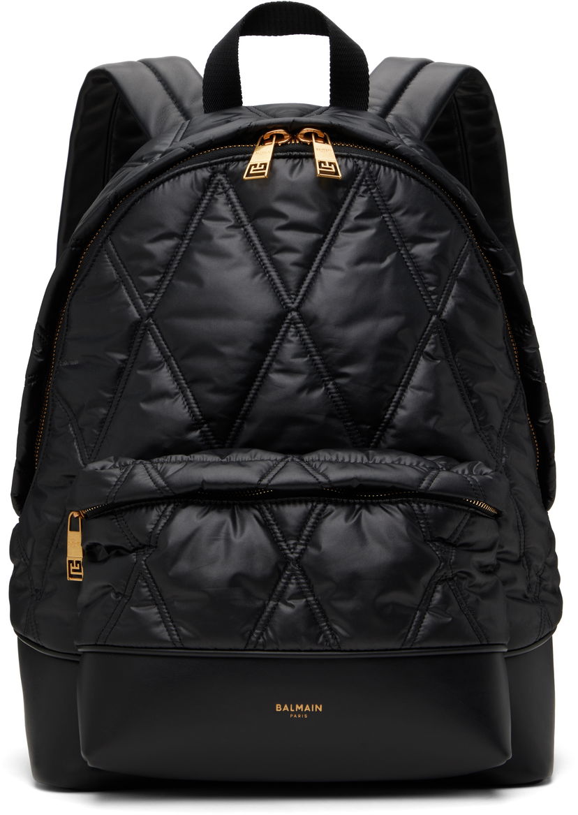 Рюкзак Balmain Balmain Quilted Diamond Backpack чорний | EM1GE150TTNY