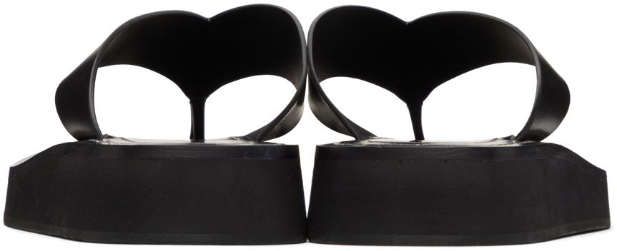 Одяг The Row The Row Ginza Platform Flip-Flop Sandals чорний | F1159-L52, 1