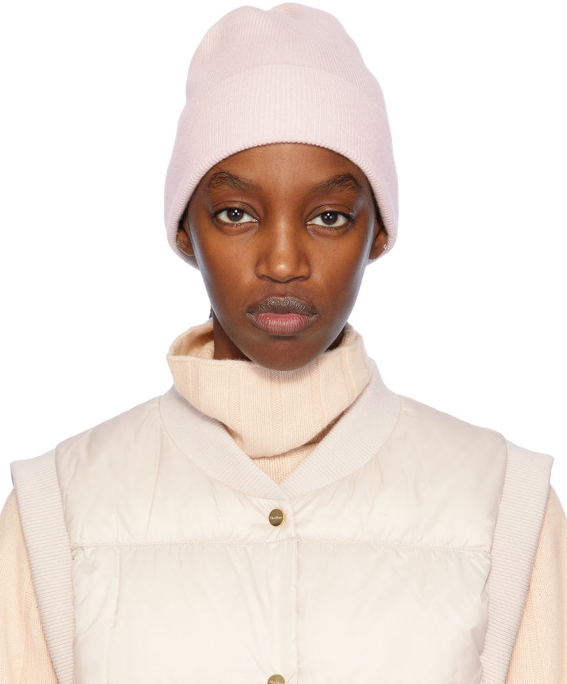 Шапка Max Mara Knit Beanie Рожевий | 2414571011600