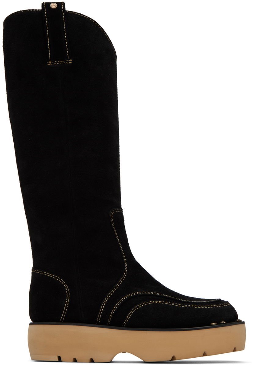 Кросівки та взуття Andersson Bell Andersson Bell Cantori Suede Knee-High Boots чорний | aaa319w