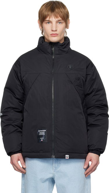 Пуховик AAPE by A Bathing Ape AAPE by A Bathing Ape 'AAPE NOW' Down Jacket чорний | AAPDNM7655XXNBKX, 0