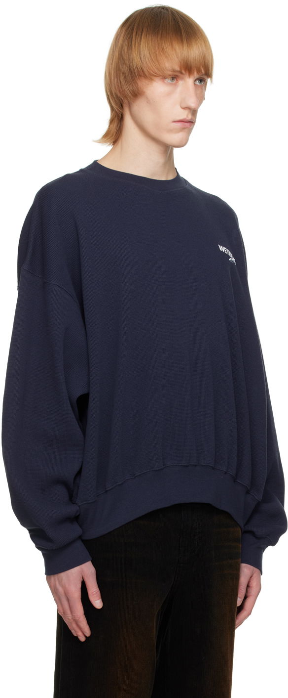 Cветр We11done Designer Basic Sweatshirt Синій | WD-TS3-22-798-U-NV, 1