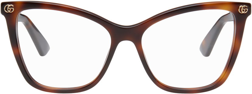 Сонцезахисні окуляри Gucci Cat Eye GG Acetate Glasses Коричневий | GG1817O-002