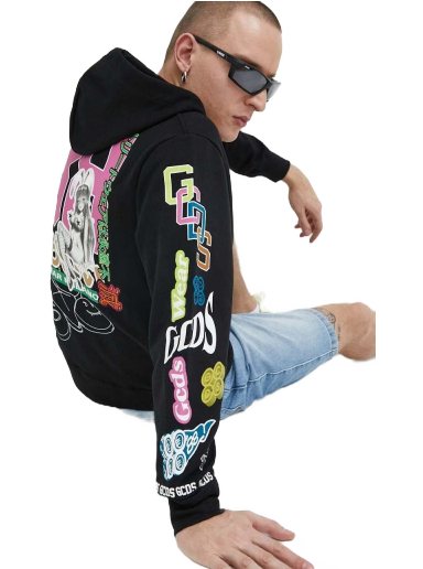 Світшоти GCDS Cotton Hoodie чорний | CC94M100154