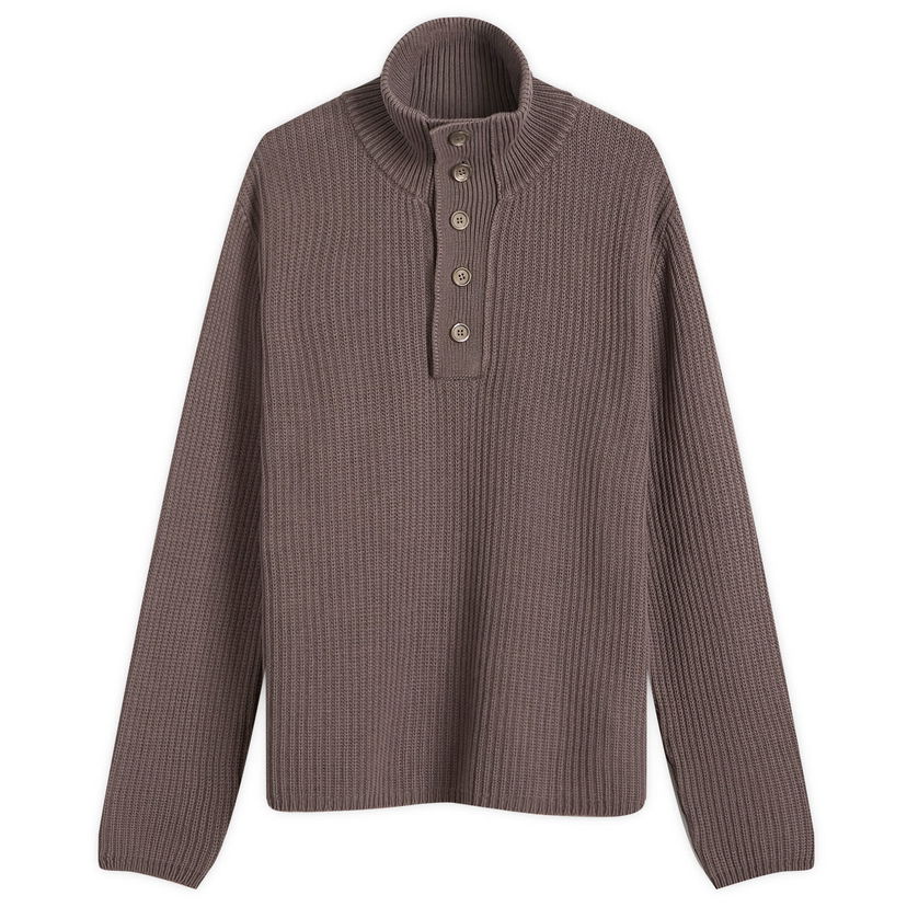 Cветр OUR LEGACY Our Legacy Navigator Polo, Size Small Коричневий | M2253NW