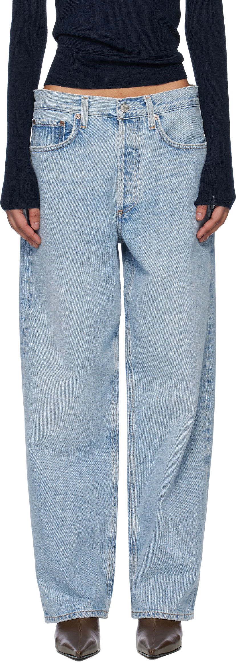 Джинси AGOLDE AGOLDE Henson Jeans Синій | A219-1141