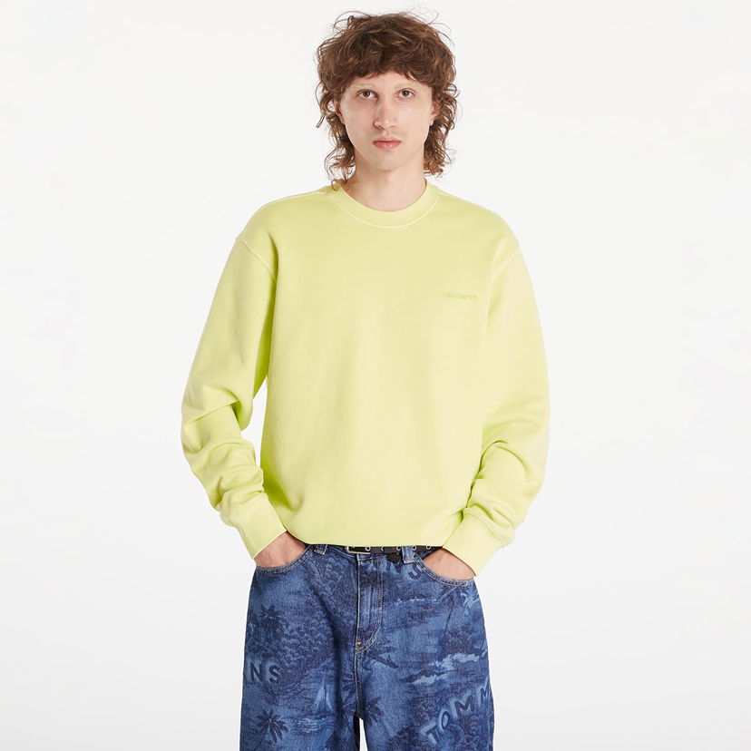 Світшоти Carhartt WIP Duster Script Sweatshirt Жовтий | I033065.29TGD