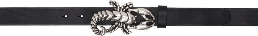 Ремені OUR LEGACY Our Legacy Scorpion Leather Belt чорний | A2258SOB