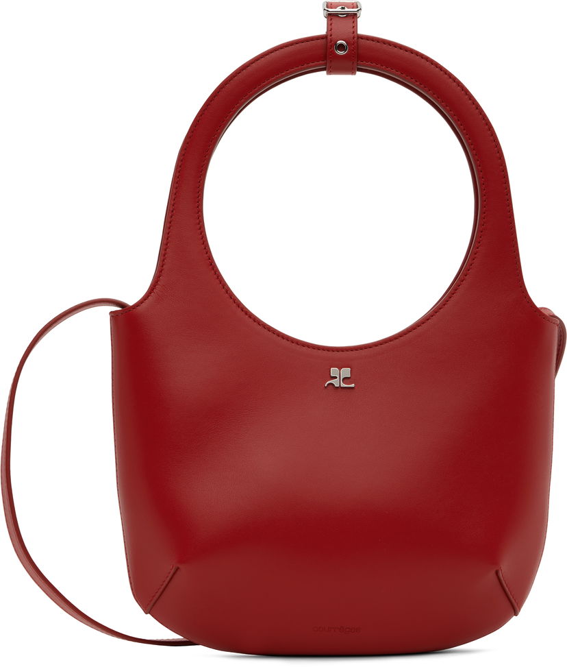 Сумочка Courrèges Courrèges Holy Leather Shoulder Bag Червоний | 224GSA102CR0065