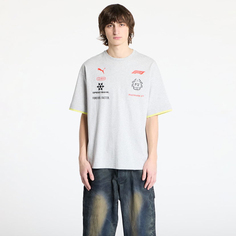 Футболка Puma F1 Racing Tee Сірий | 63224501