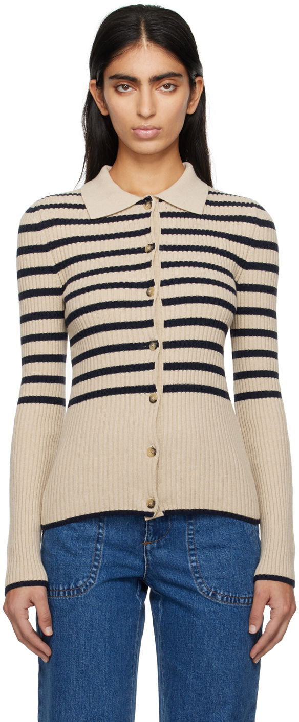 Cветр A.P.C. Mallory Cardigan бежевий | WSAAZ-F22251