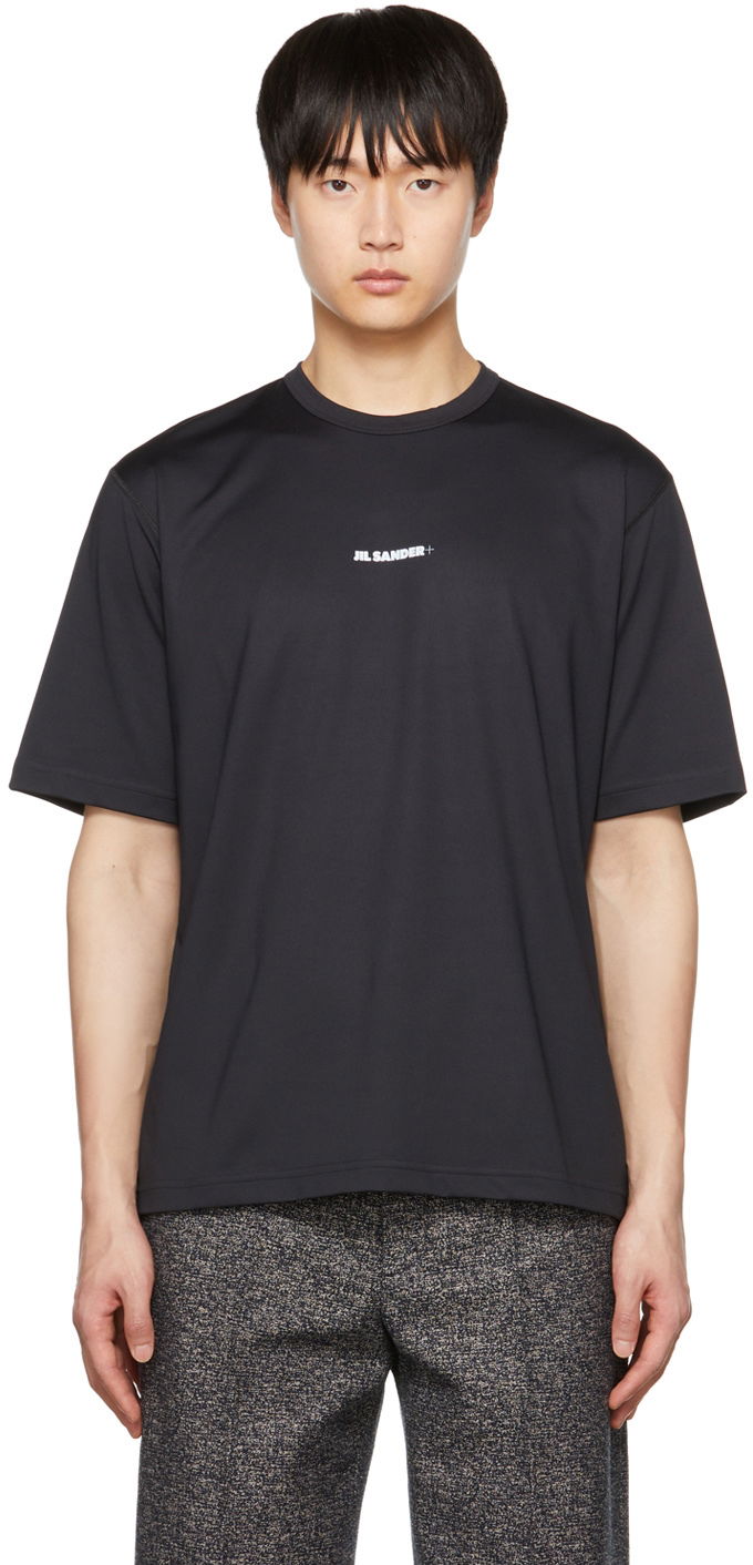 Футболка Jil Sander Bonded Relaxed Fit T-Shirt чорний | J47GC0023_J70031