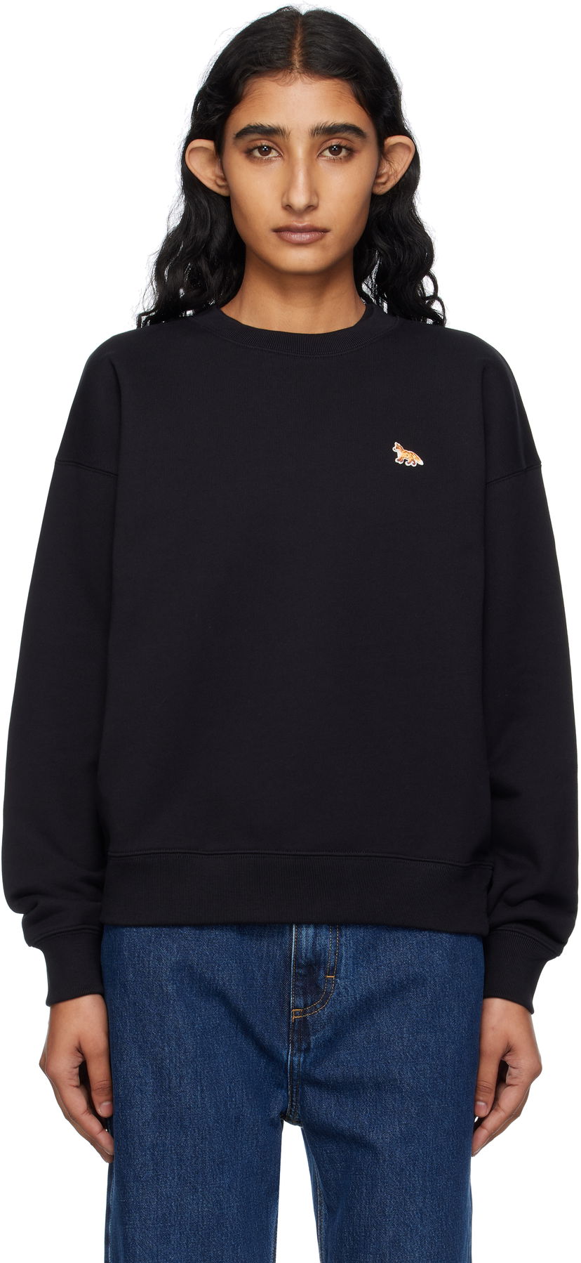 Світшоти MAISON KITSUNÉ Maison Kitsuné 'Baby Fox' Sweatshirt чорний | PW00307KM0341