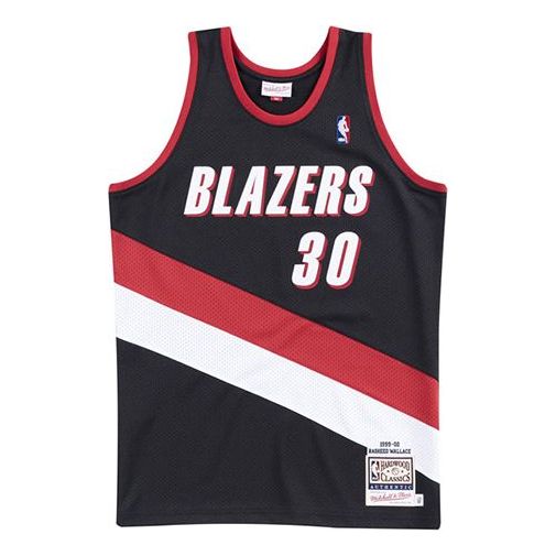 Безрукавка Mitchell & Ness Portland Trail Blazers Rasheed Wallace Basketball Jersey чорний | AJY4EL18021-PTBBLCK99RWA