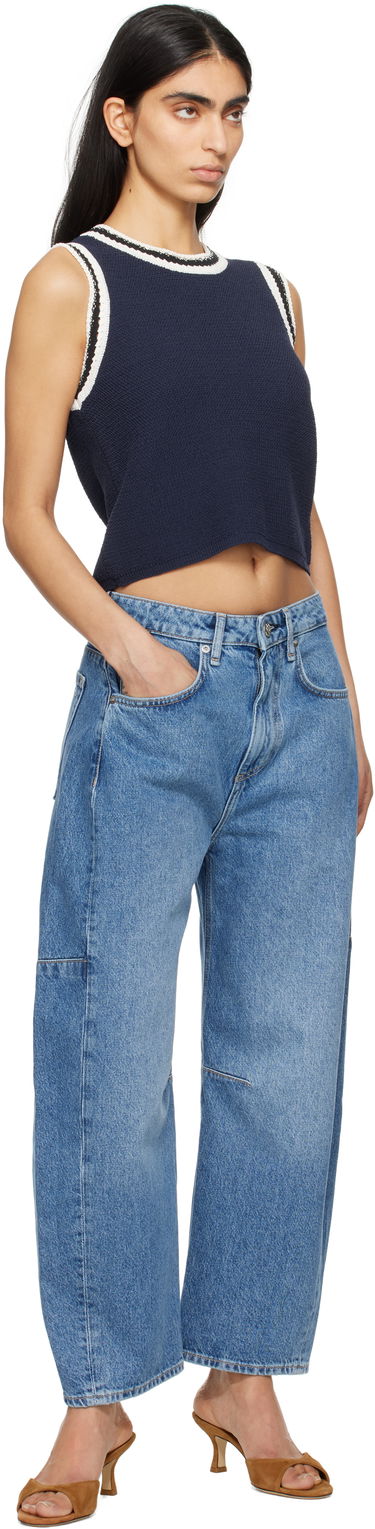 Джинси rag & bone rag & bone Charlie Ankle-Length Barrel Jeans Синій | WDD25S2994RGAC, 3