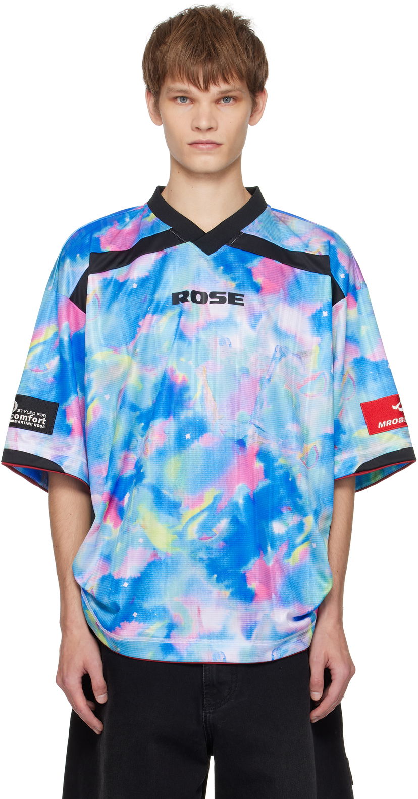 Футболка Martine Rose Martine Rose Printed Rugby T-Shirt Різнокольоровий | 197JT14534