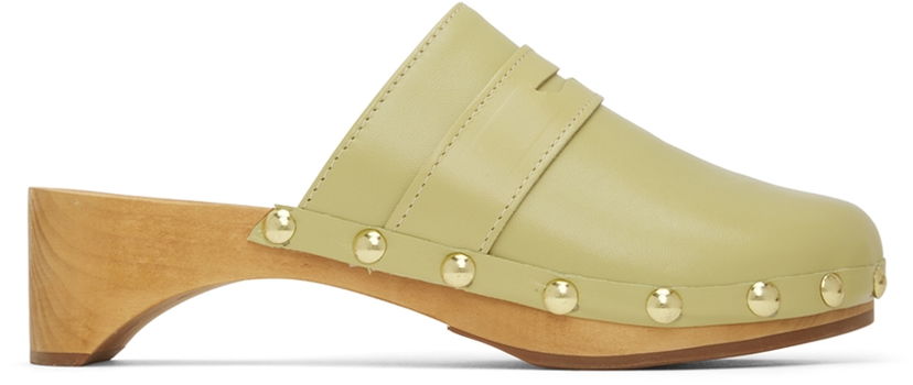 Одяг BY FAR BY FAR Hans Clogs Зелений | 22SSHNSOLVGLS