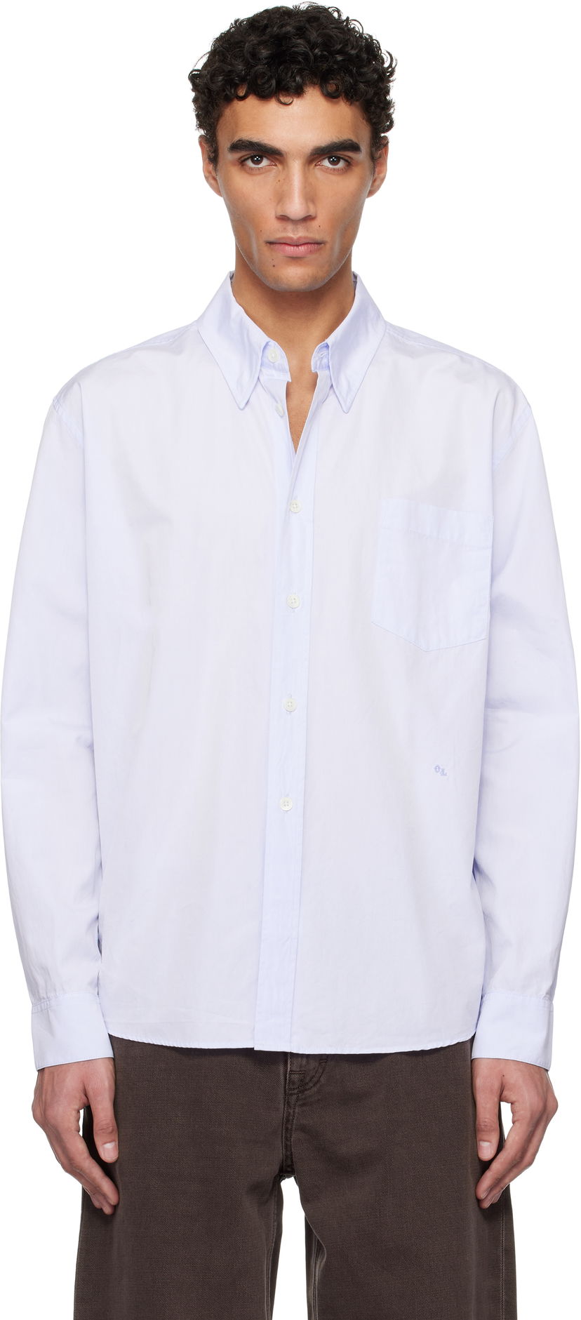 Сорочка OUR LEGACY Our Legacy Beyond Button-Down Shirt Синій | M2252BD