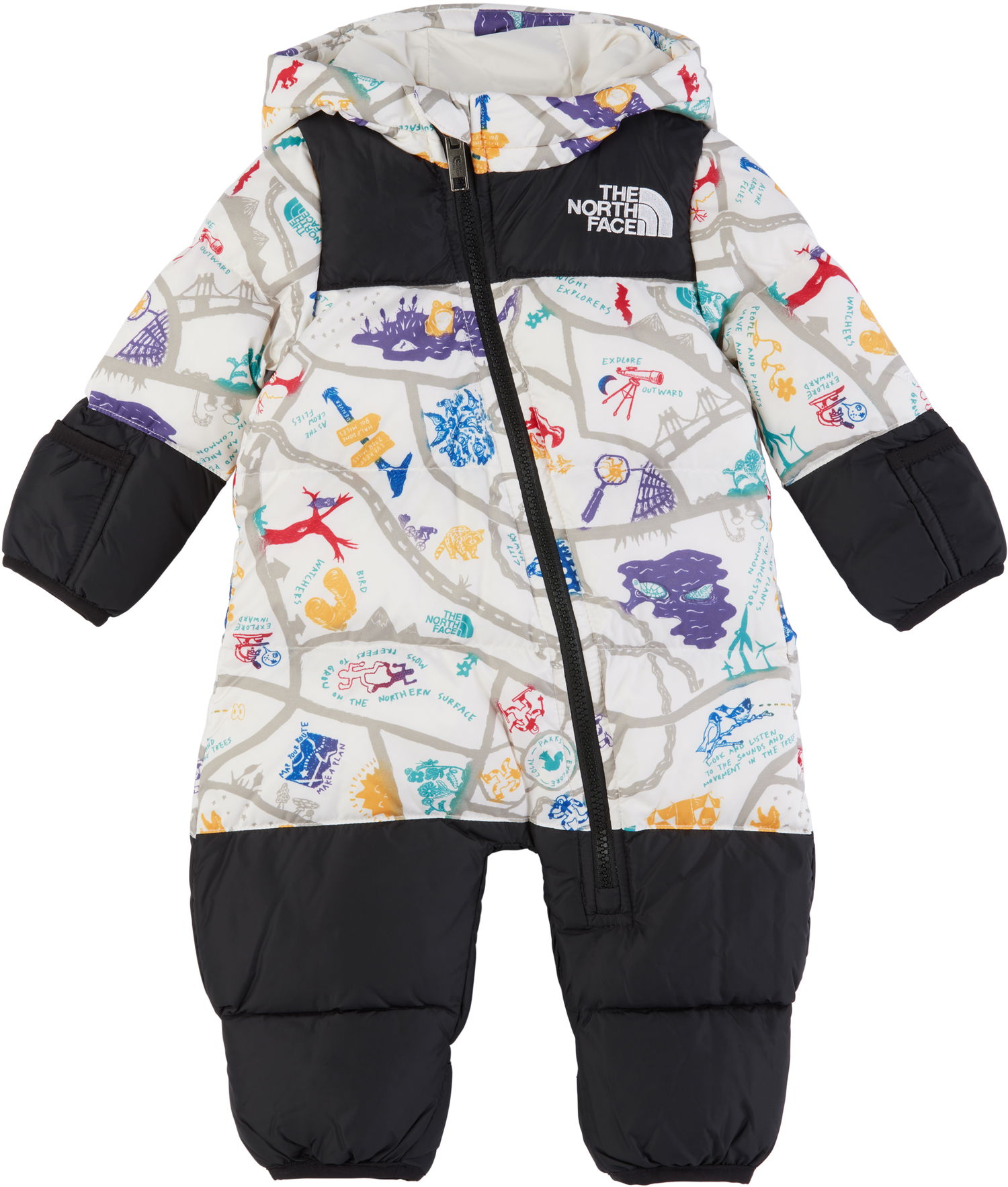 Комбінезон The North Face Kids' 1996 Retro Nuptse Print Down Snowsuit Різнокольоровий | NF0A7WPF4FO, 0