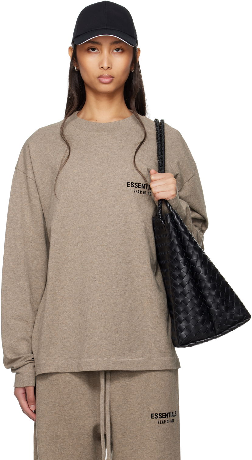 Світшоти Fear of God ESSENTIALS Classic Long Sleeve T-Shirt Сірий | 125AS254201F