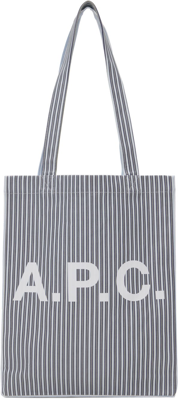 Одяг A.P.C. Blue & White Lou Tote Сірий | COHDO-M61442