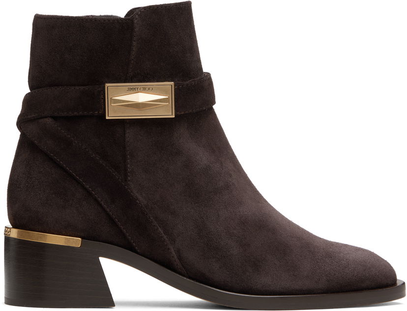 Одяг Jimmy Choo Jimmy Choo Diantha 45 Suede Ankle Boots Коричневий | DIANTHA 45 HLJ