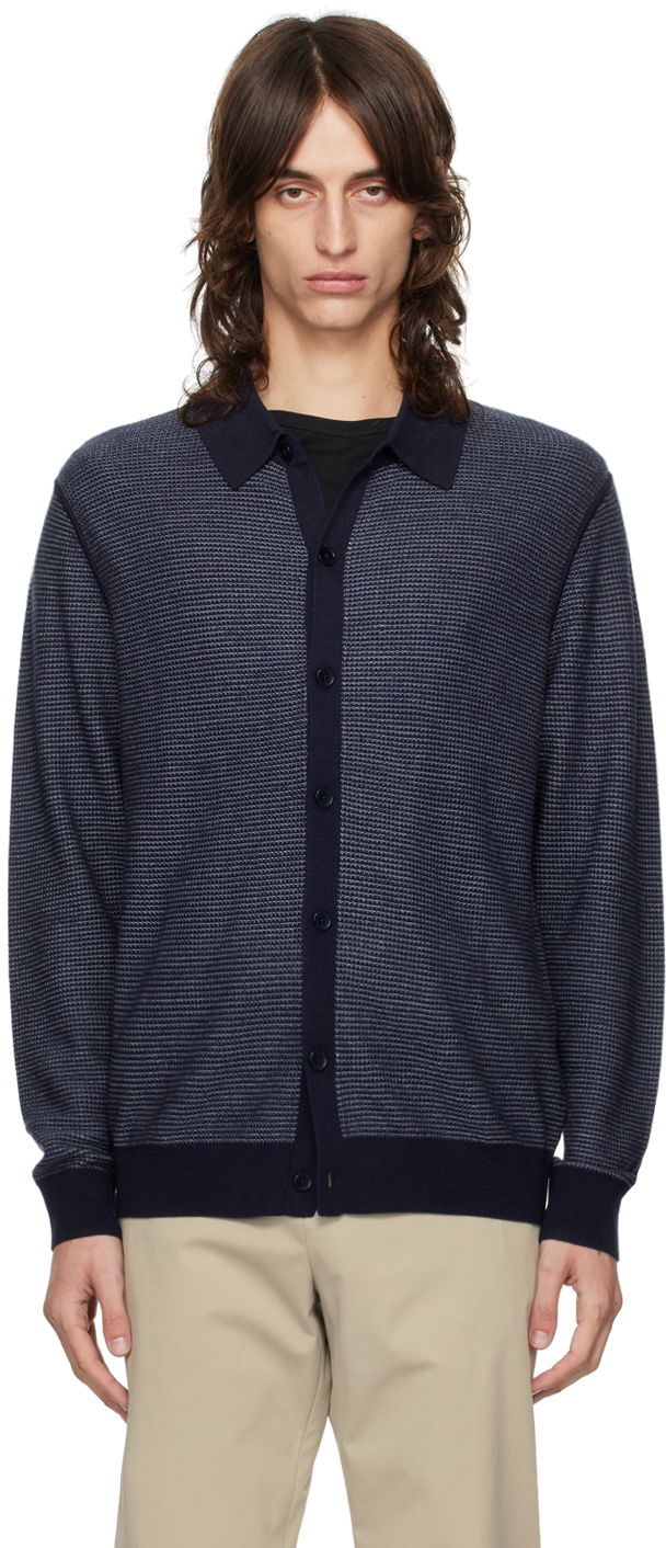 Cветр Paul Smith Paul Smith Button Through Cardigan темно-синій | M1R-895Y-N02418-49
