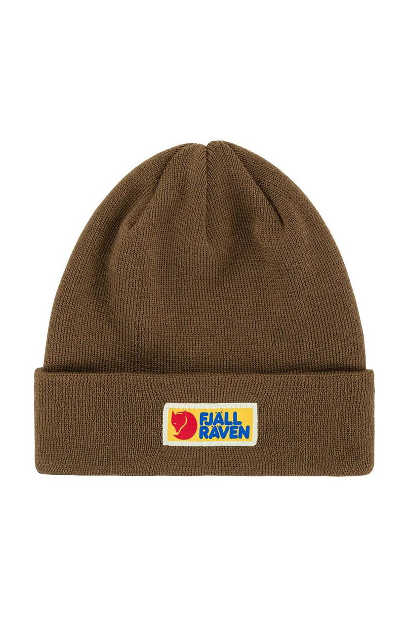 Шапка FJÄLLRÄVEN Beanie With Logo бежевий | F78141.299