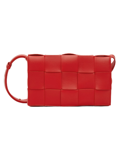Сумка Bottega Veneta Small Intreccio Cassette Bag Червоний | 578004 VMAY1