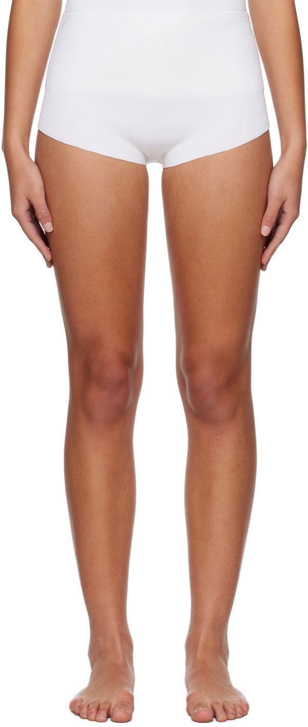 Трусики The Row Ausra Knit Briefs білий | 6884-Y224