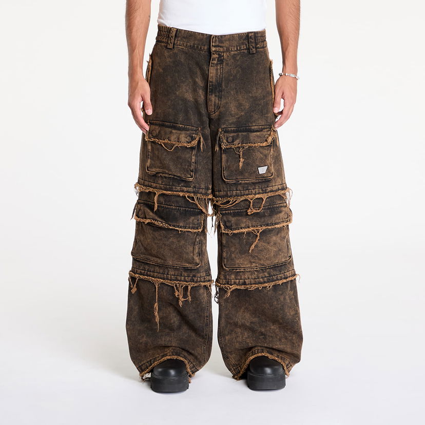 Джинси MISBHV Ibiza Oversize Cargo Trousers Acid Black чорний | 241M320