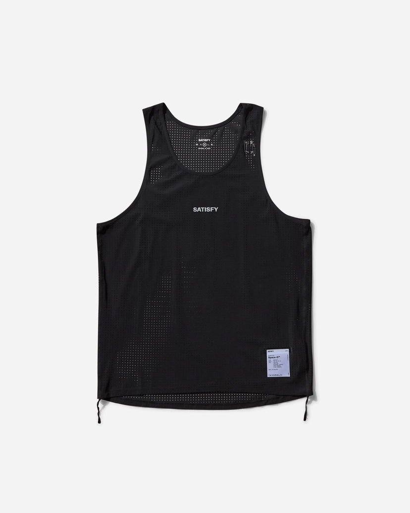 Безрукавка Satisfy Space-O Singlet чорний | 11004 BK-SAB