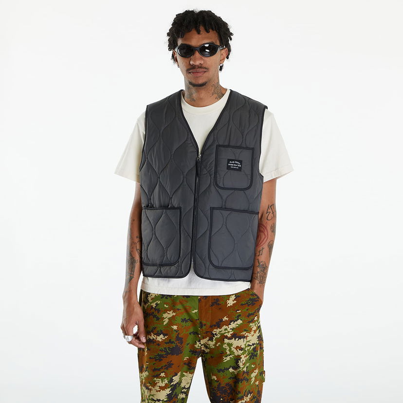 Жилет Awake NY Quilted Vest Charcoal чорний | AWK-SP24-OT003-CHA