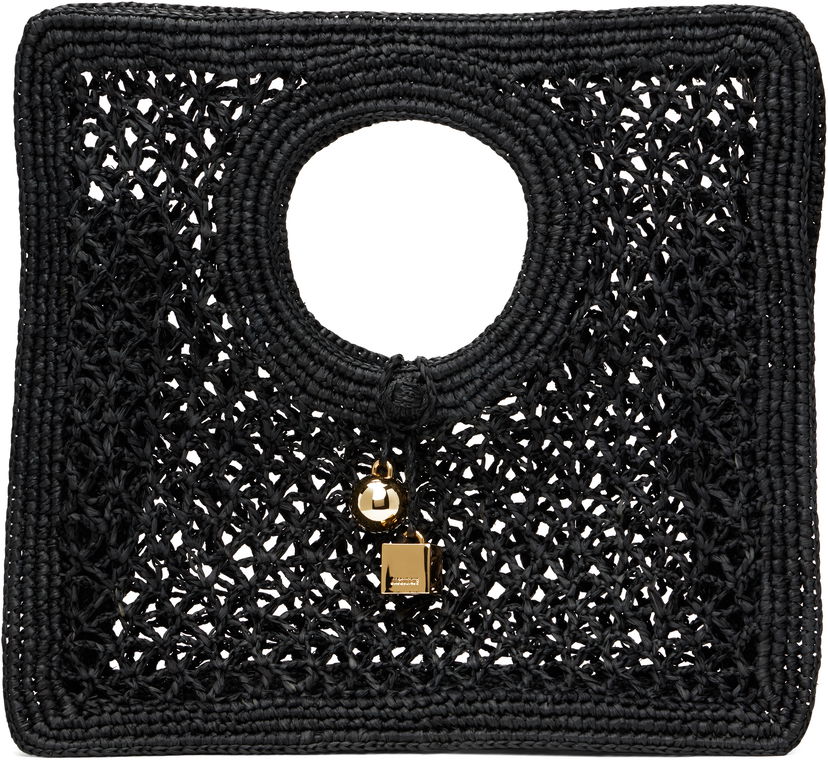 Сумочка Jacquemus Jacquemus La Croisière 'The Spiaggia' Small Square Tote чорний | 24H251BA421-3219