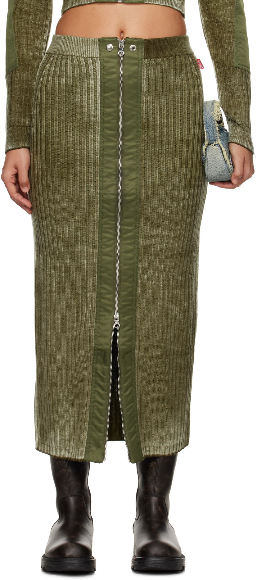Спідниця Diesel Maxi Skirt Зелений | A14860 0JHAY