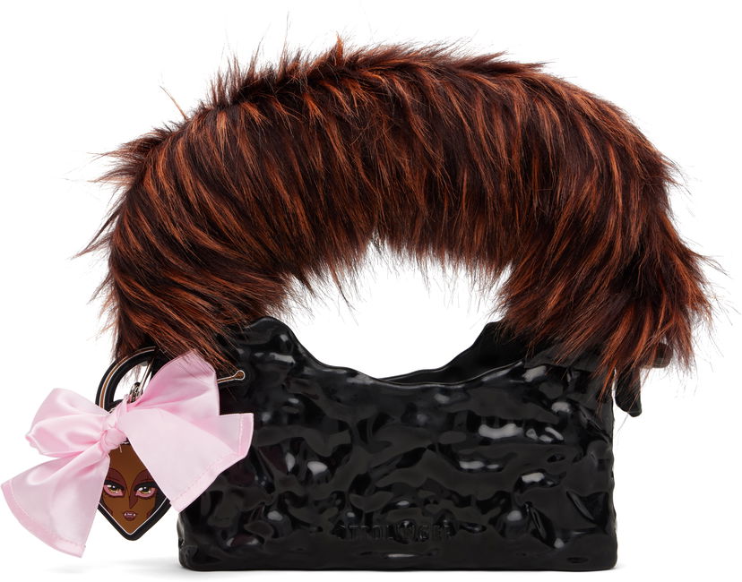 Сумочка Ottolinger Ottolinger Furry Baguette Ceramic Bag чорний | 126-901326-01