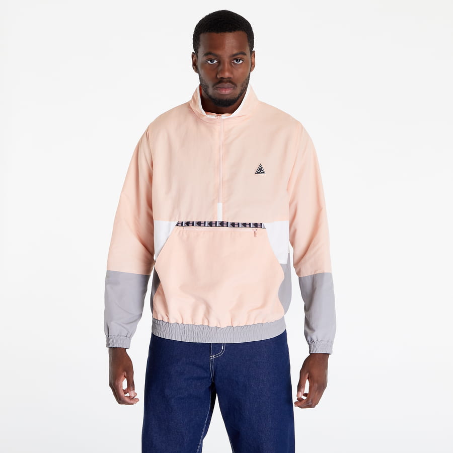 Вітровка HUF Teton 1/4 Zip Anorak Рожевий | JK00338 CLPNK, 1